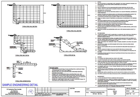 swimming pool structural design calculations pdf